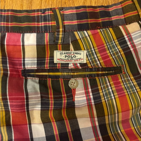 Polo Ralph Lauren classic chino plaid shorts - Picture 6 of 9